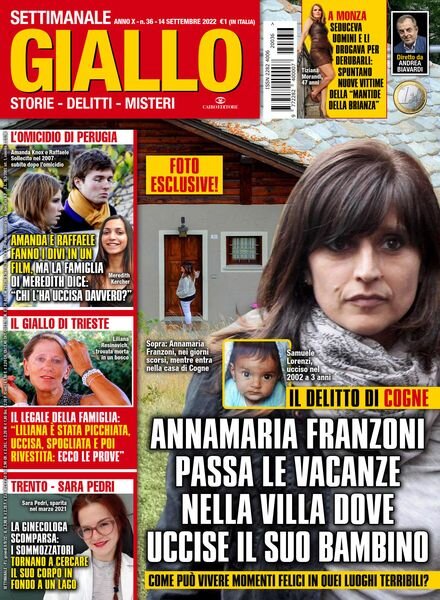 Giallo – 14 Settembre 2022 Cover