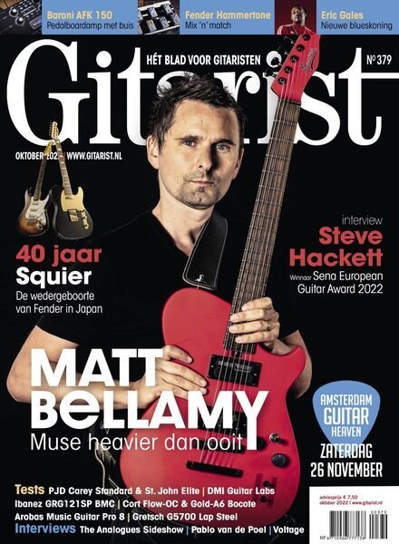 Gitarist Netherlands – oktober 2022 Cover