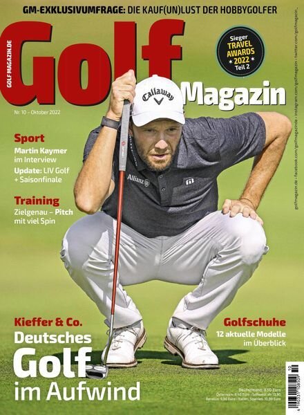 Golf Magazin – Oktober 2022 Cover