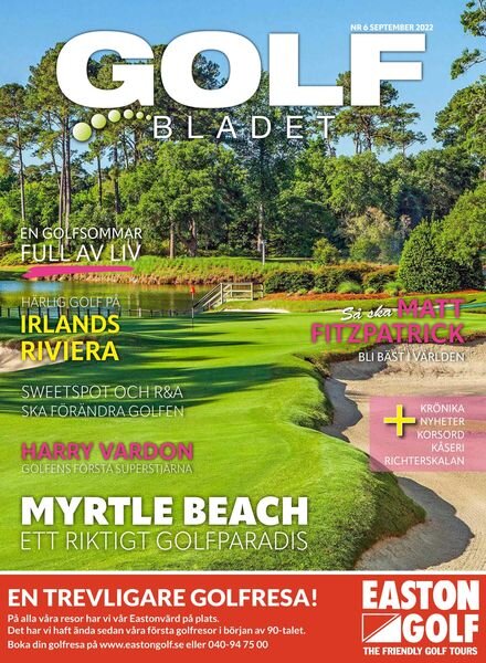 Golfbladet – augusti 2022 Cover