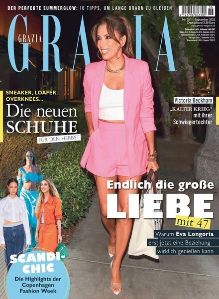 Grazia Germany – 01 September 2022 Cover