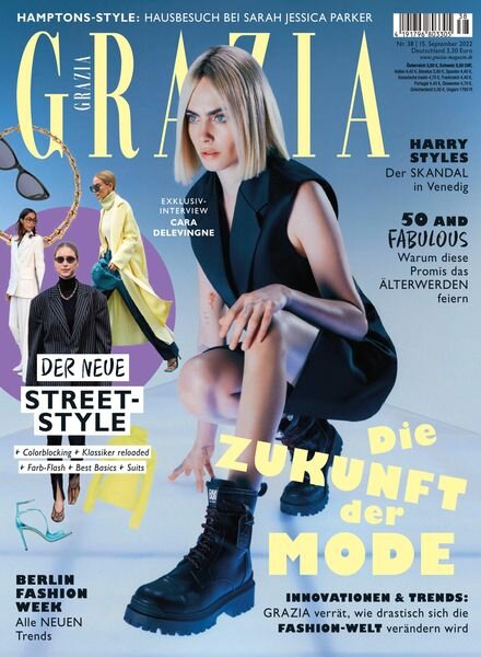 Grazia Germany – 15 September 2022 Cover