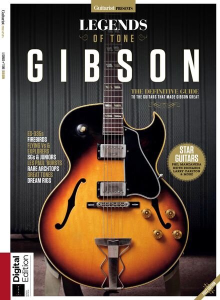 Guitarist Presents – Legends of Tone Gibson – 8th Edition 2022 Cover
