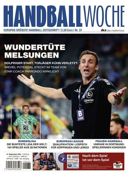 Handballwoche – 13 September 2022 Cover