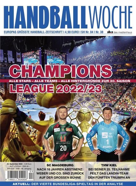Handballwoche – 20 September 2022 Cover