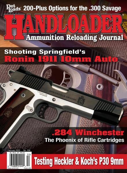 Handloader – Issue 336 – February-March 2022 Cover