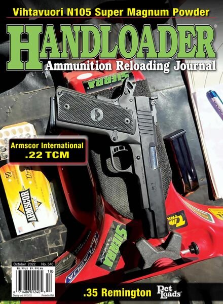 Handloader – October 2022 Cover