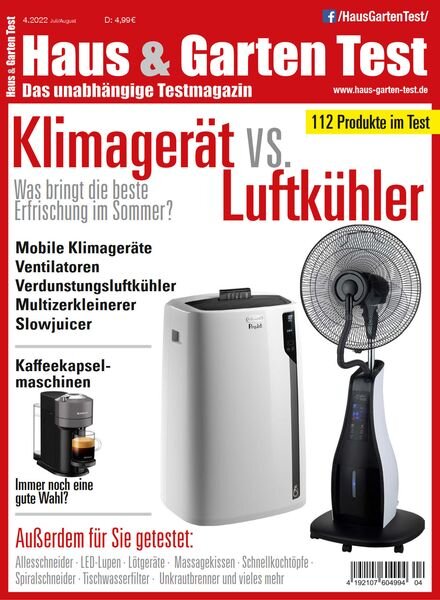 Haus & Garten Test – Juli 2022 Cover