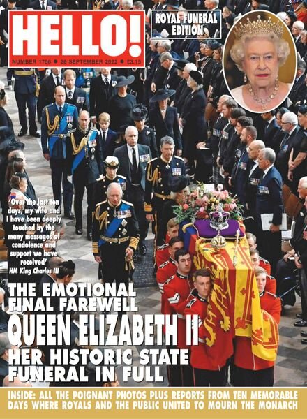 Hello! Magazine UK – 26 September 2022 Cover