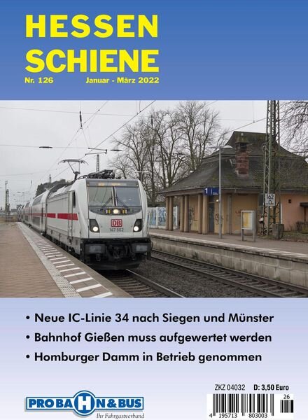 Hessenschiene – Januar-Marz 2022 Cover