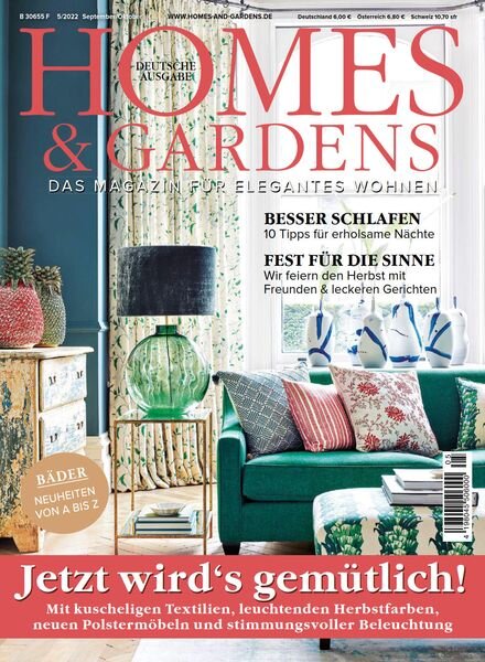 Homes & Gardens Germany – September-Oktober 2022 Cover