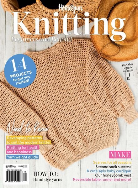 Homespun Knitting – Issue 2 – April 2022 Cover