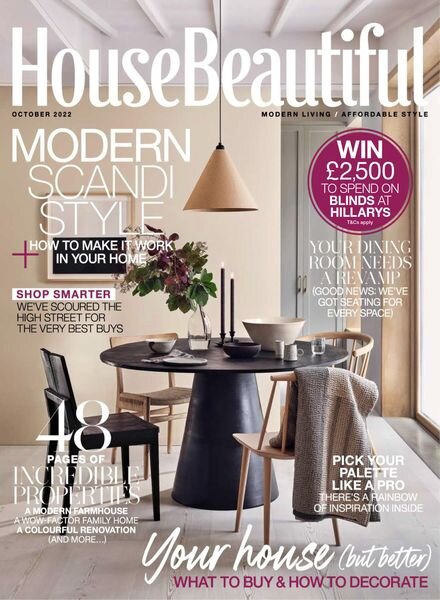 House Beautiful UK – October 2022 Cover