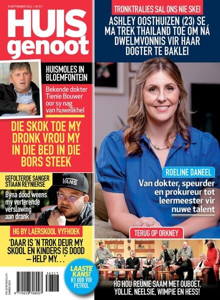 Huisgenoot – 08 September 2022 Cover