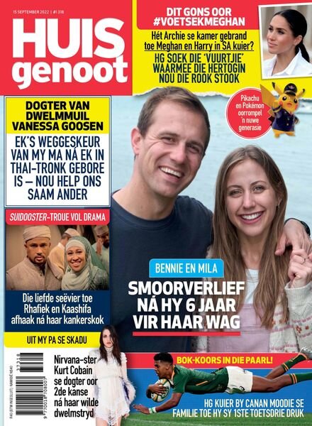 Huisgenoot – 15 September 2022 Cover