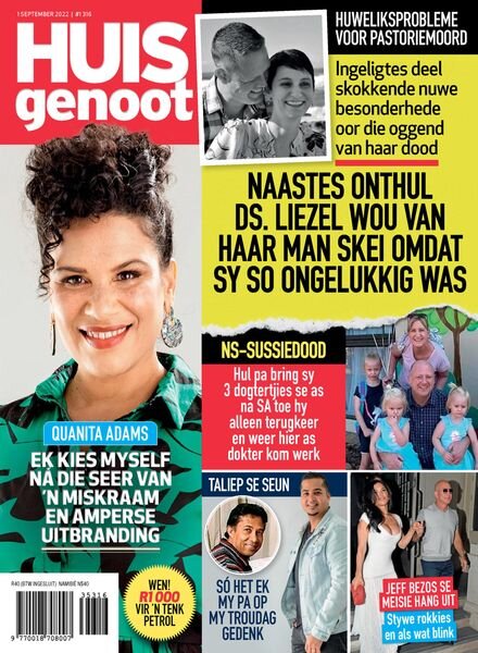 Huisgenoot – September 2022 Cover