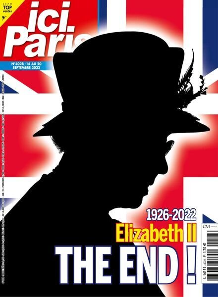 Ici Paris – 14 septembre 2022 Cover
