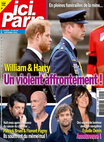 Ici Paris – 21 septembre 2022 Cover