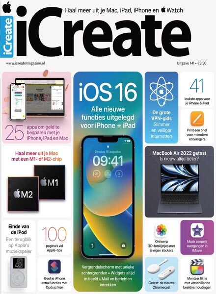 iCreate Netherlands – september 2022 Cover