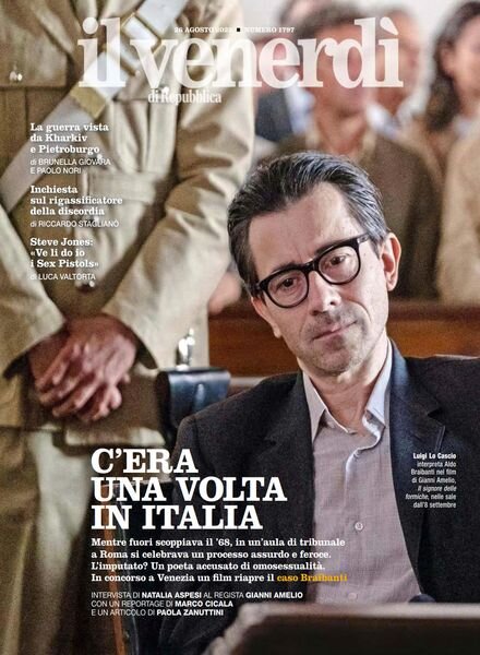 Il Venerdi di Repubblica – 26 Agosto 2022 Cover