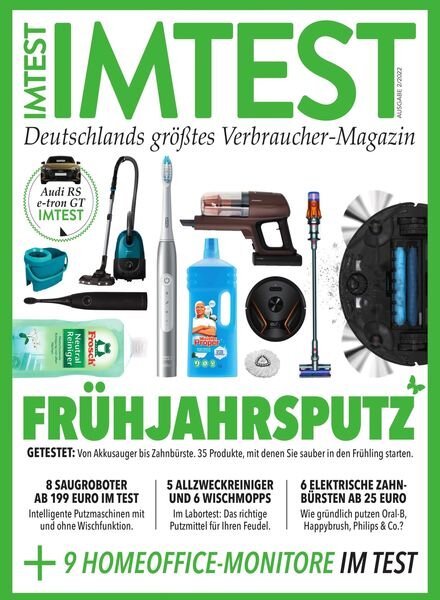 Imtest – Das Verbraucher Magazin – Nr2 2022 Cover