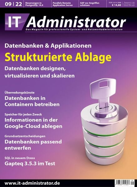 IT-Administrator – September 2022 Cover