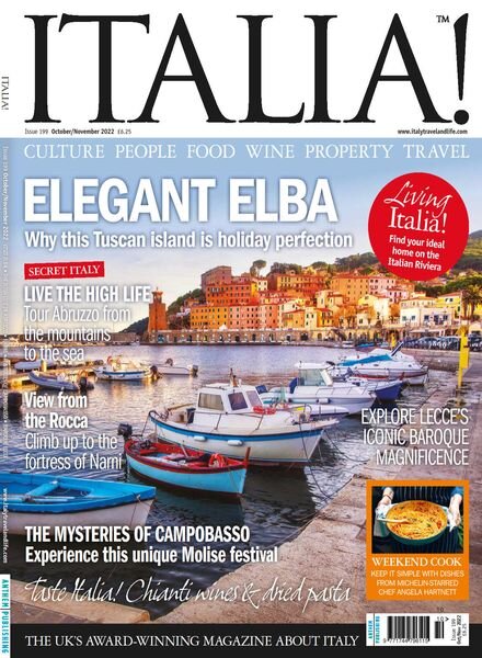 Italia! Magazine – September 2022 Cover