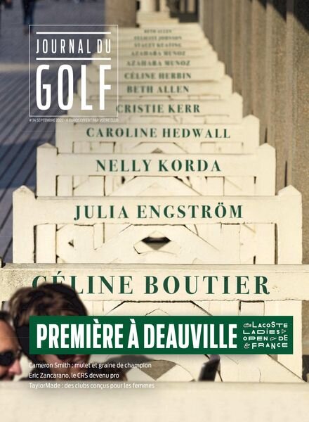 Journal du Golf – Septembre 2022 Cover