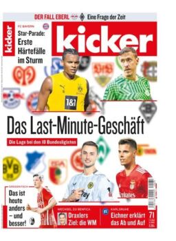 Kicker – 01 September 2022