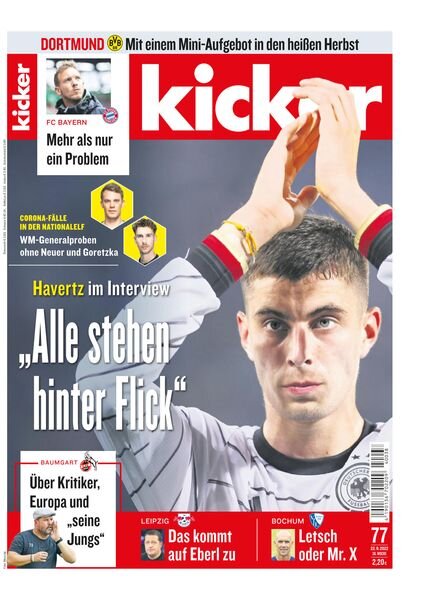 Kicker – 22 September 2022 Cover