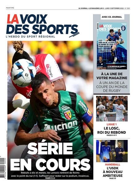La Voix des Sports – 05 septembre 2022 Cover