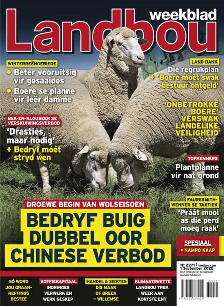 Landbouweekblad – 01 September 2022 Cover