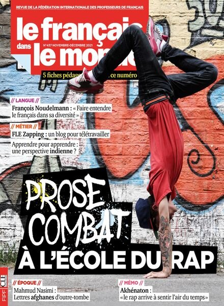 Le francais dans le monde – novembre 2022 Cover