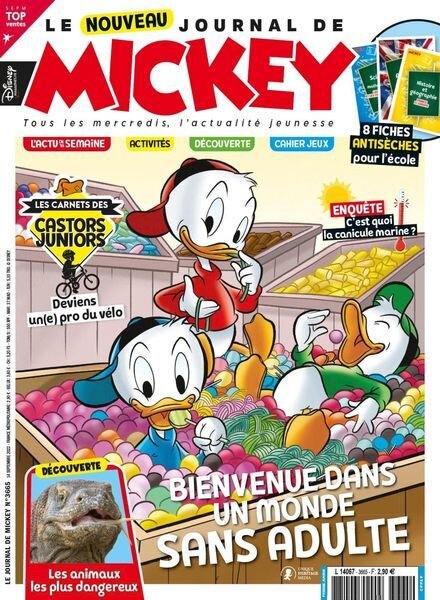 Le Journal de Mickey – 14 septembre 2022 Cover