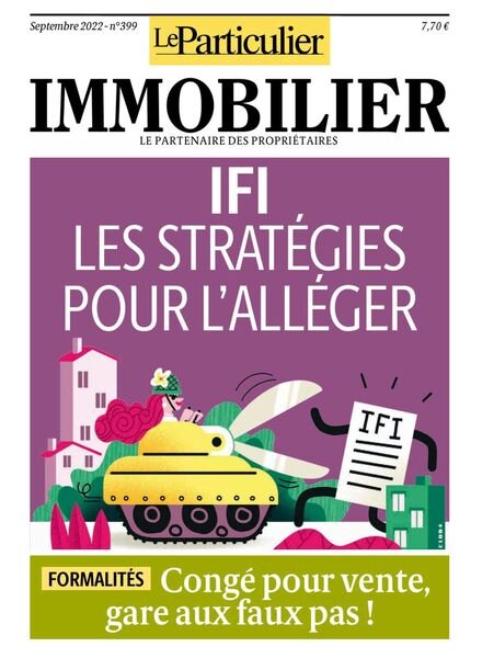 Le Particulier Immobilier – Septembre 2022 Cover