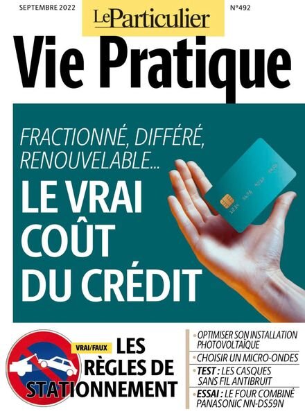 Le Particulier Vie Pratique – Septembre 2022 Cover