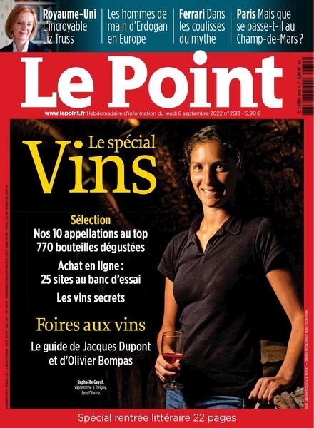 Le Point – 08 septembre 2022 Cover