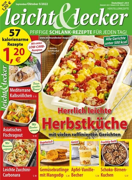 Leicht & Lecker – September 2022 Cover