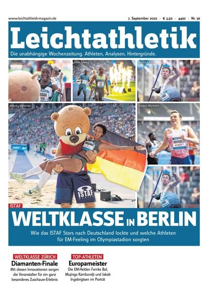 Leichtathletik – 07 September 2022 Cover