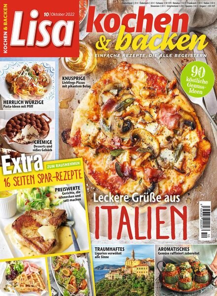 Lisa Kochen & Backen – Oktober 2022 Cover