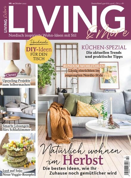 Living & More – Oktober 2022 Cover