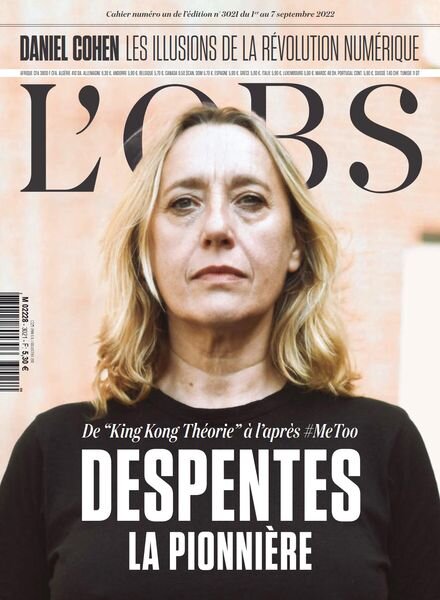 L’Obs – 1er Septembre 2022 Cover