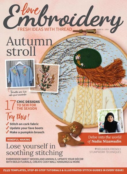 Love Embroidery – Issue 31 – September 2022 Cover