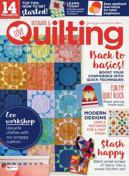 Love Patchwork & Quilting – September 2022 Cover