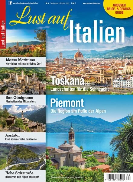 Lust auf Italien – September 2022 Cover