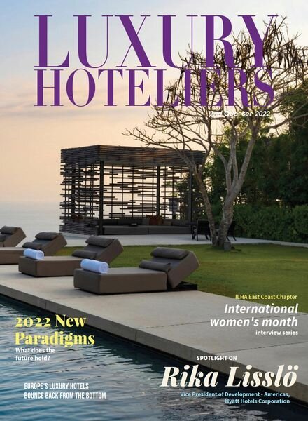 Luxury Hoteliers – N 2 2022 Cover
