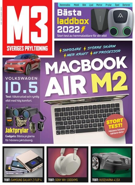 M3 – september 2022 Cover