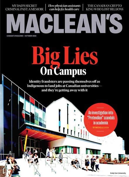 Maclean’s – October 2022 Cover
