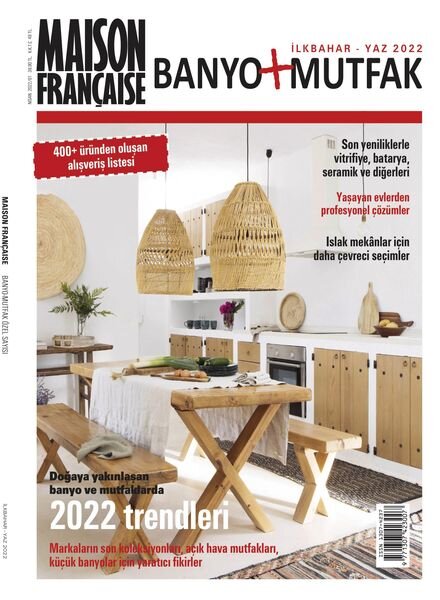 Maison Francaise Banyo + Mutfak – Nisan 2022 Cover