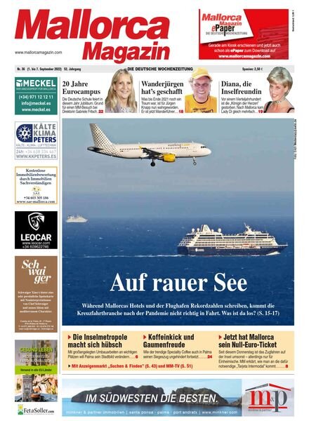 Mallorca Magazin – 1 September 2022 Cover